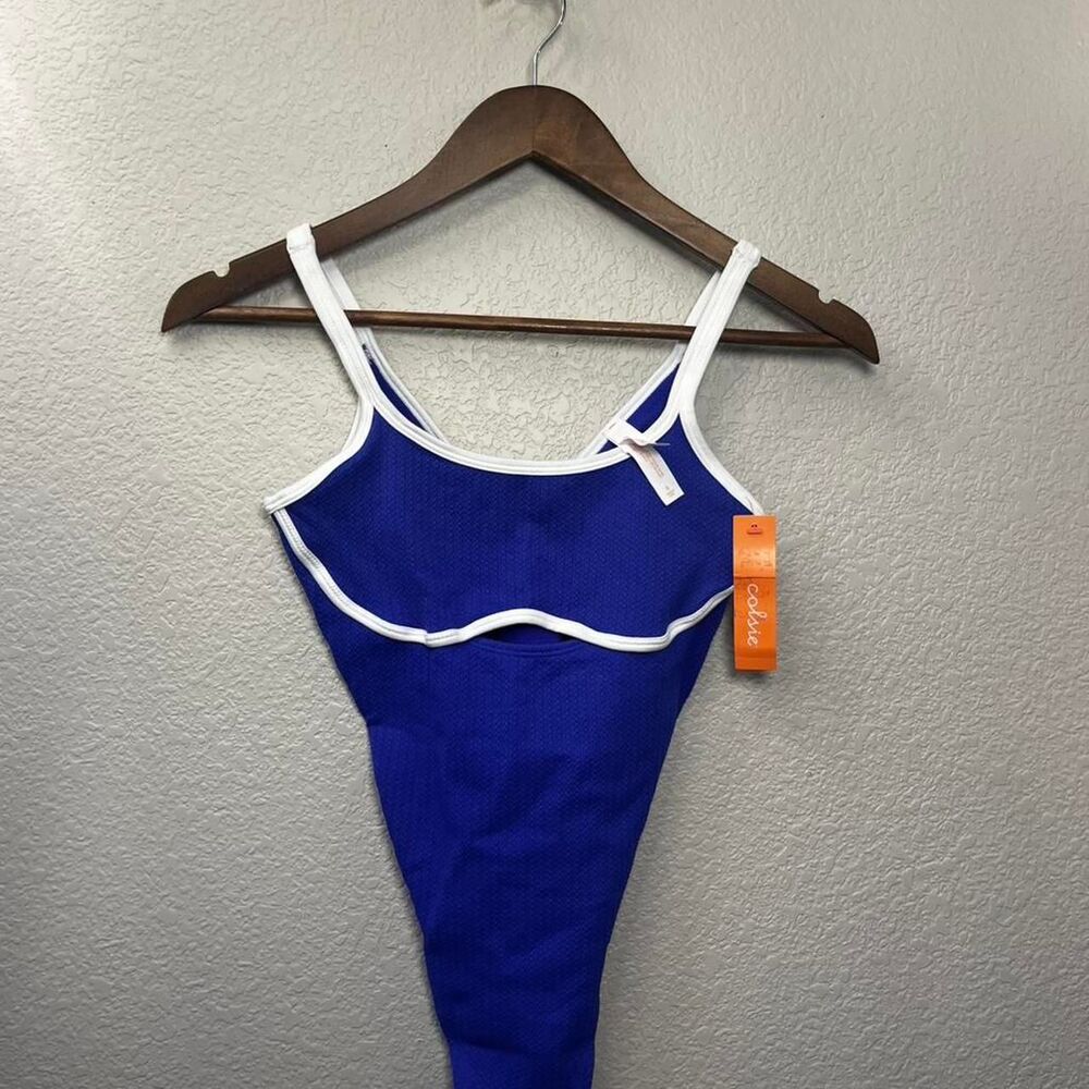 Colsie Women's Blue and Purple Bodysuit